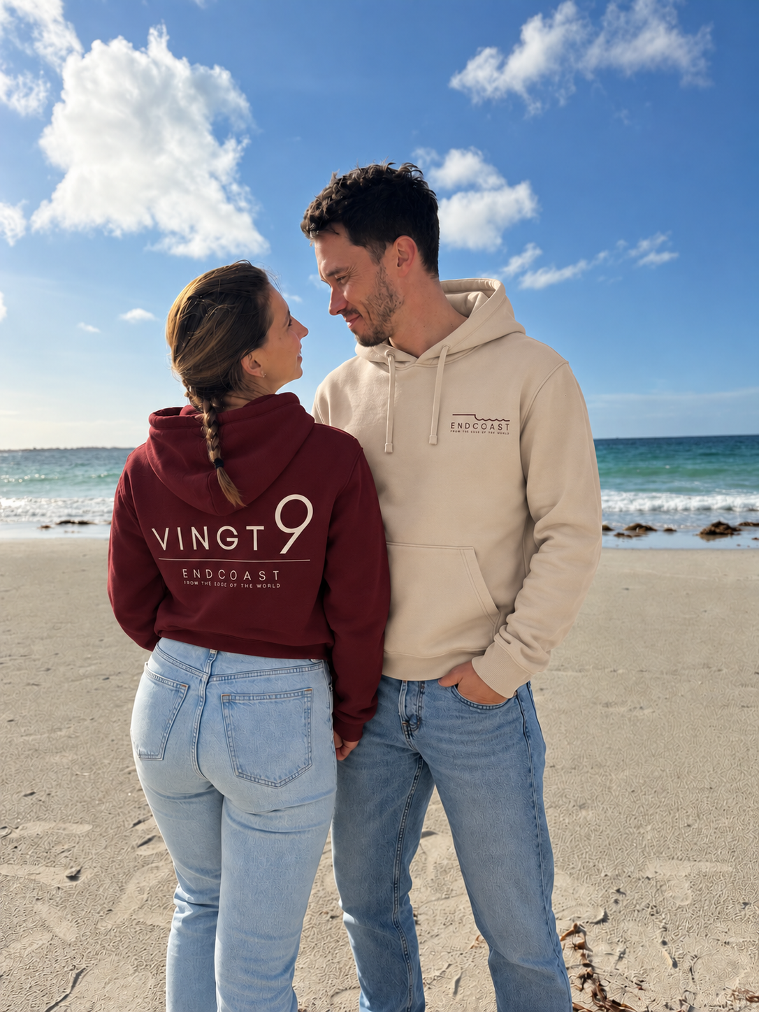 Sweat capuche Vingt9 Natural