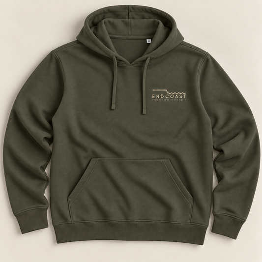 Sweat capuche 48°23' khaki