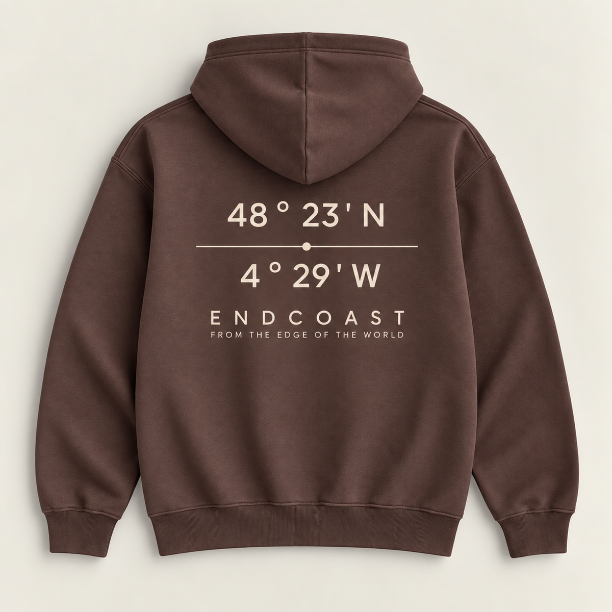 Sweat capuche 48°23' Moccha