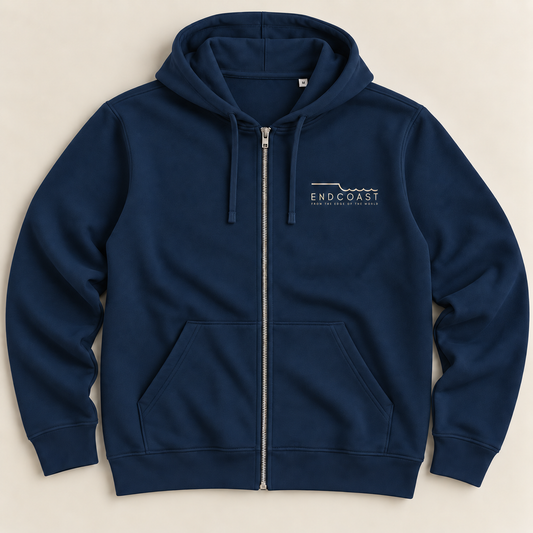 Sweat capuche zippé Vingt9 Navy
