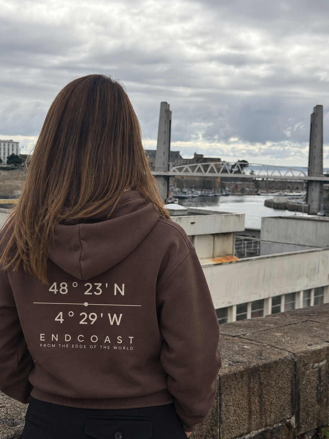 Sweat capuche 48°23' Moccha