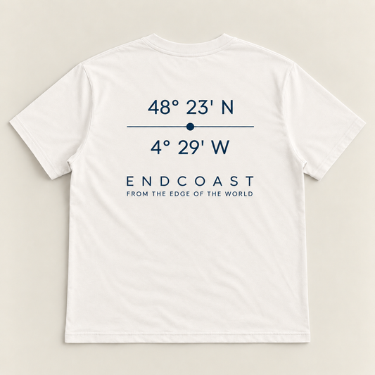 T-shirt 48°23' Blanc cassé